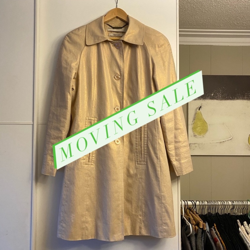 LAST DAY TO BUY!! Perry Ellis Linen Coat